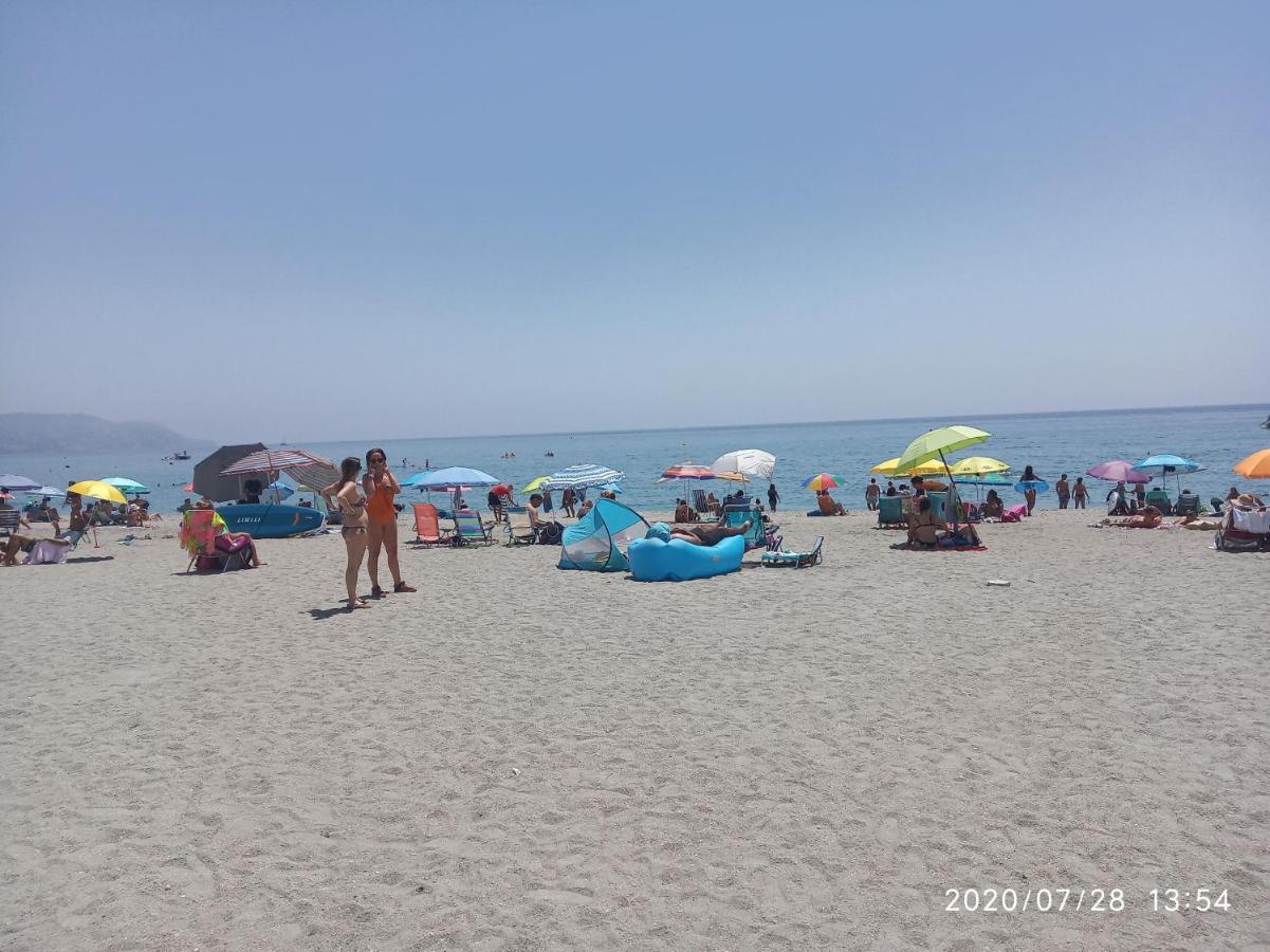 Nerja 1ª Linea De Playa De Burriana , Terraza Grande Al Mar Lejlighed Eksteriør billede