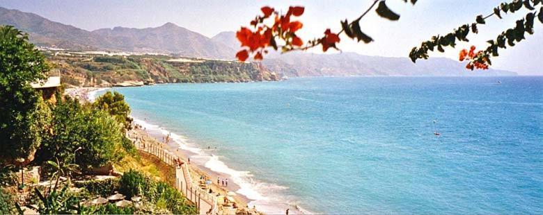 Nerja 1ª Linea De Playa De Burriana , Terraza Grande Al Mar Lejlighed Eksteriør billede